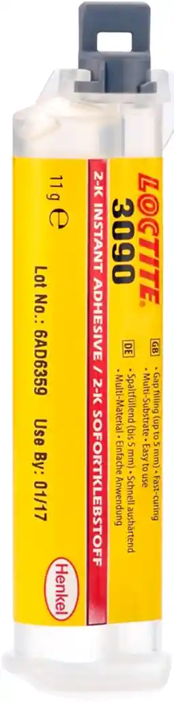 LOCTITE LOCTITE_3090 Colle ultra rapide en seringue  + 7 buses 11g pour smart repair