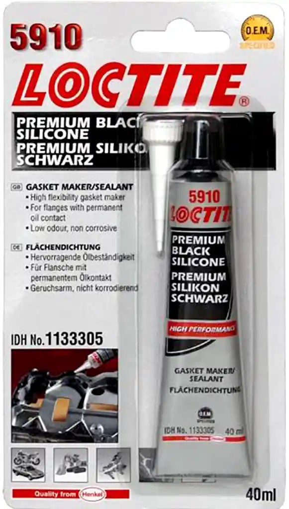 LOCTITE LOCTITE_5910 Noir joint d'étanchéité plane silicone monocomposant oxime 40ml