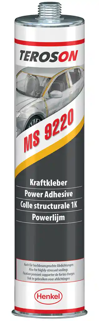 TEROSON MS9220 Collage structural carrosserie MS polymère monocomposant noir - cartouche 310ML