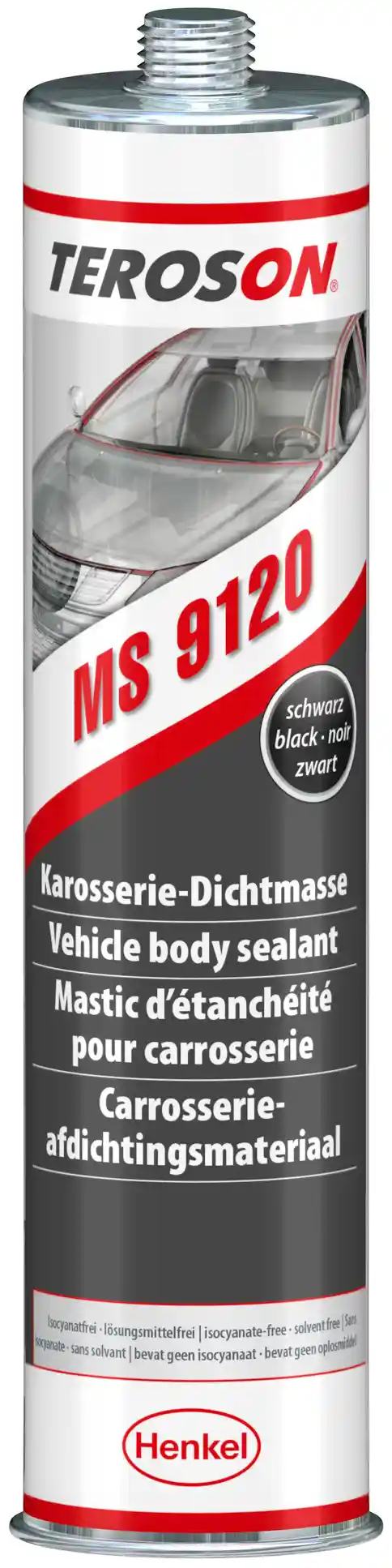 TEROSON MS9120_NOIR Noir joint d'étanchéité & collage supports métalliques MS polymère monocomposant  310ML