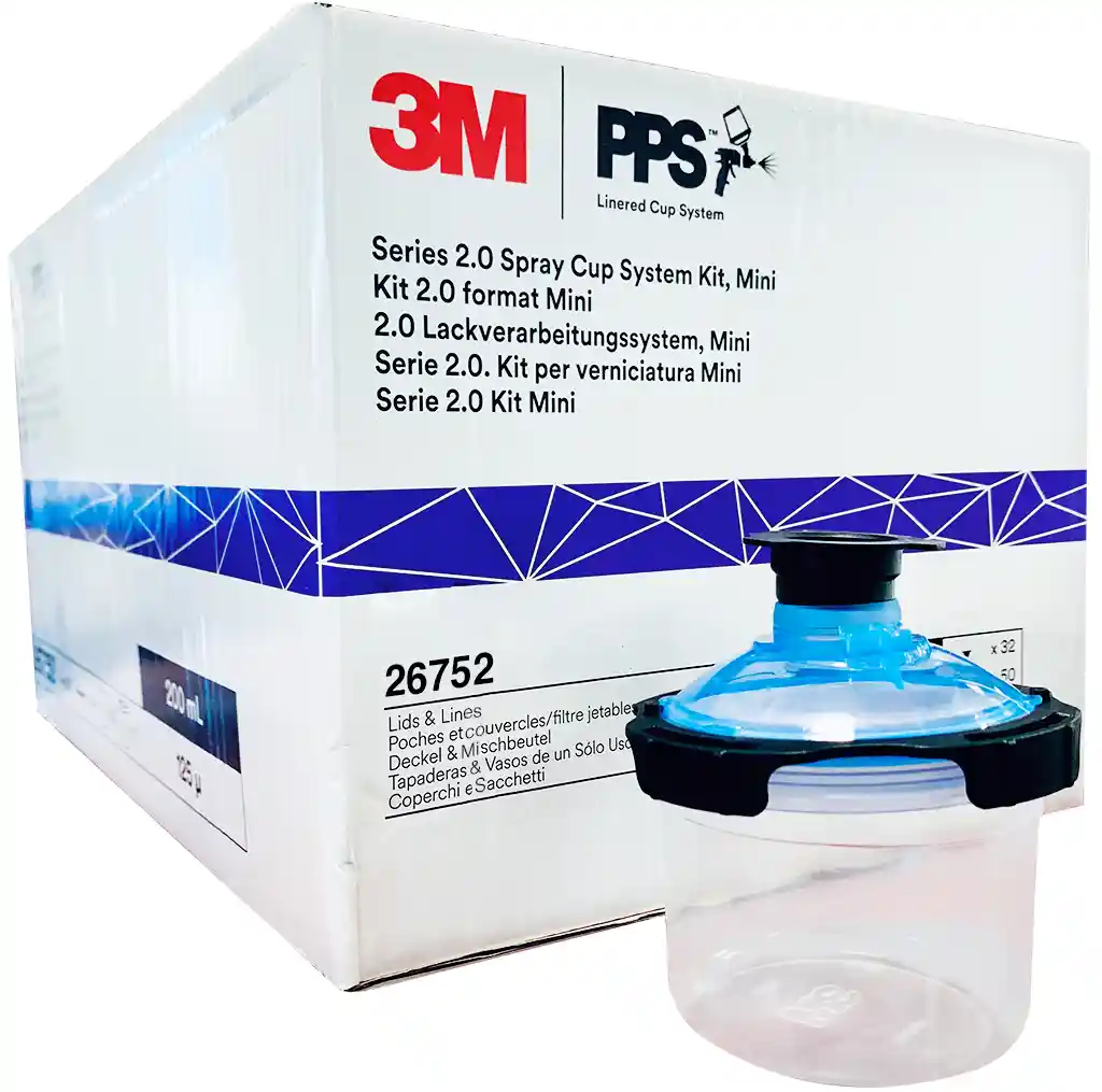 3M 26752 200ml 125µ PPS 2.0 50 poches jetables 