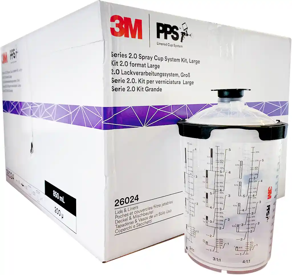 3M 26024 850ml 200µ PPS 2.0 50 poches jetables