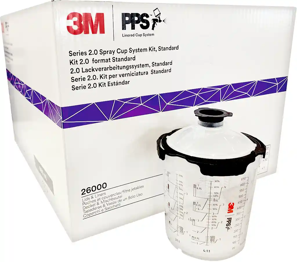 3M 26000 650ml 200µ PPS 2.0 50 poches jetables