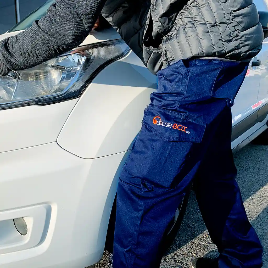 COLORBOX.EU PANTALON_MARINE_52 Taille 52 Pantalon marine brodé