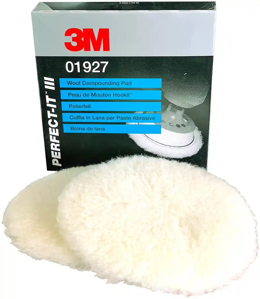 3M 01927 Diam 133mm - 2 Peaux de mouton Hookit 