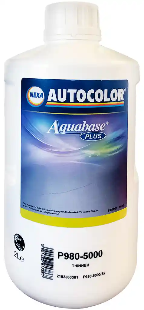 AUTOCOLOR P980-5000/2 Diluant Aquabase Plus 2L Nexa Autocolor