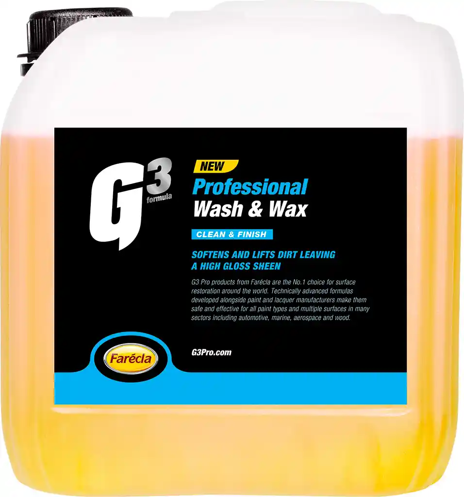 FARECLA 7218 Nettoyant doux carrosserie Wash & Wax 3.78L