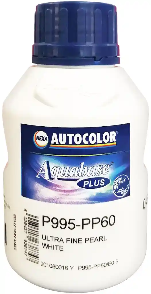 AUTOCOLOR P995-PP60 Ultra fine pearl white 0.5L Nexa Autocolor Aquabase Plus
