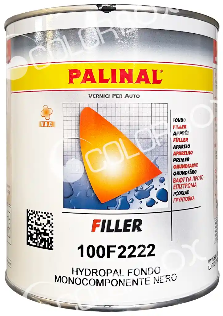 PALINAL 100F2222 Apprêt hydro 1K noir 1L