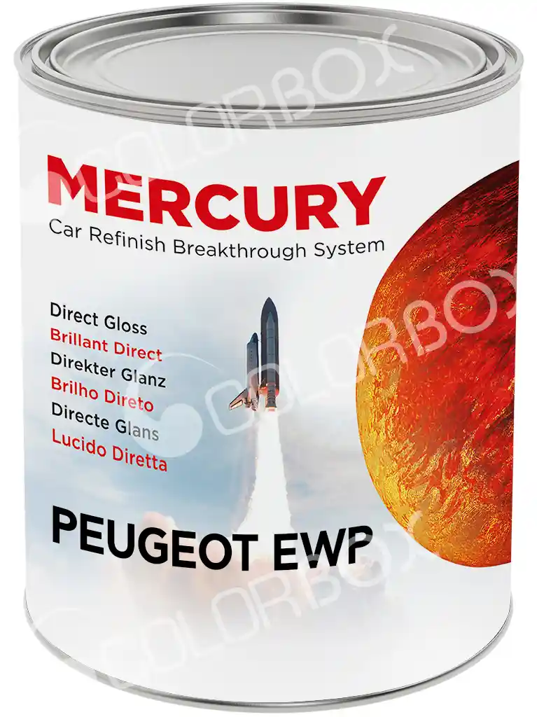 MERCURY PEUGEOT_EWP Blanc solvant 2K 1L Colorimétrie compatible 95% parc auto !