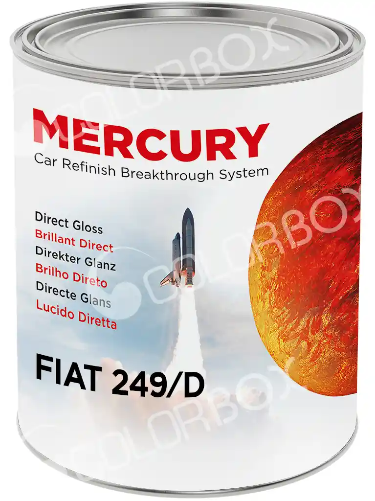 MERCURY FIAT_249 Blanc solvant 2K 1L Colorimétrie compatible 95% parc auto !