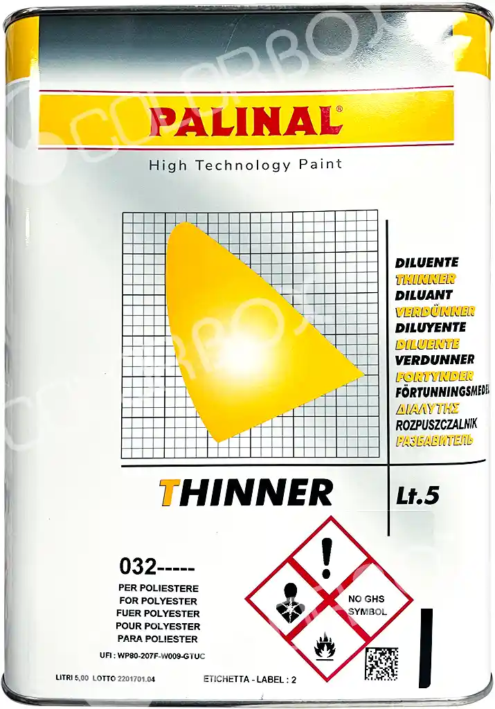PALINAL 032.....5 Diluant pour apprêt polyester 5L