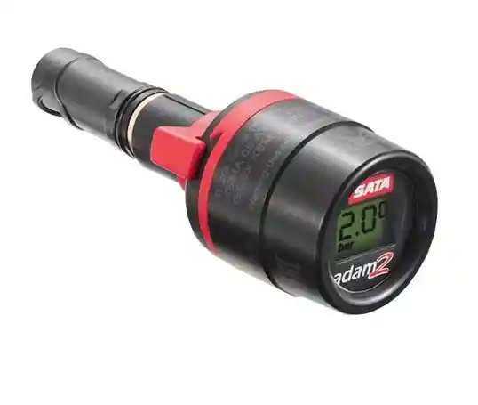 1031723 Adam 2 Noir Micromètre d'air numérique et support pour SATAjet 5000