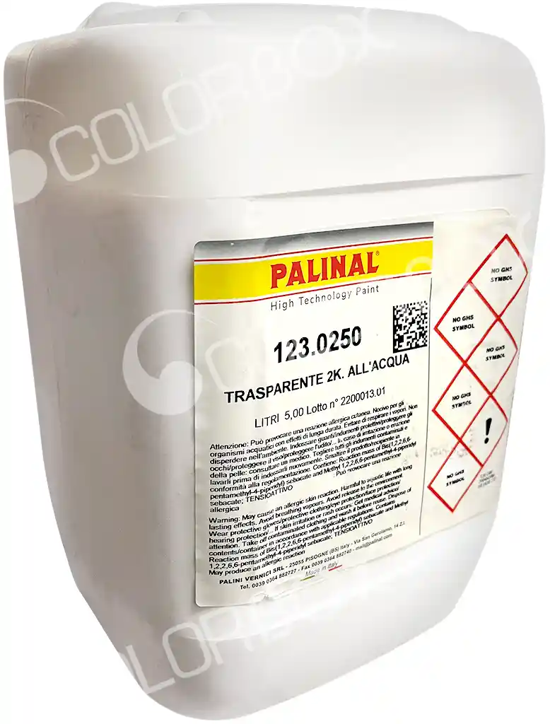 PALINAL 123.02505 Vernis à l'eau brillant 2K 5L