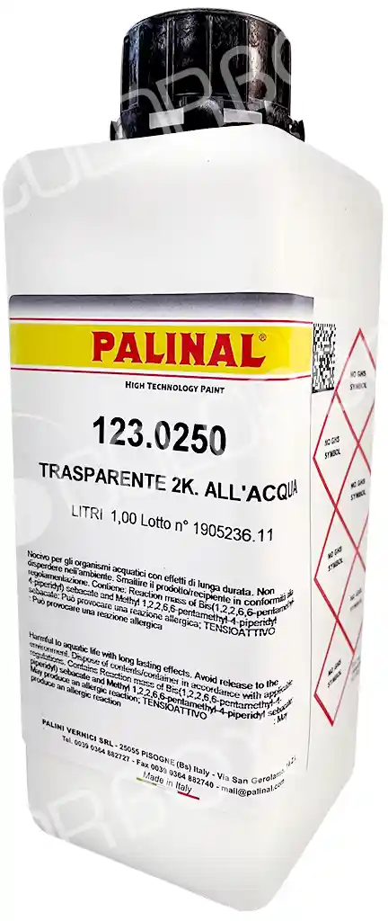 PALINAL 12302501 Vernis à l'eau brillant 2K 1L