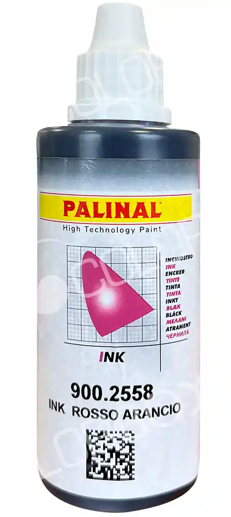 PALINAL 900.2558B Encre candy rouge-orange pour vernis 0.25L
