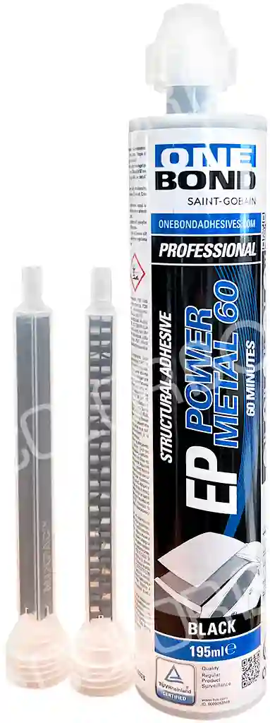 ONE BOND POWER_METAL_60 Colle époxy pour métal en 60 minutes - cartouche de 195ml