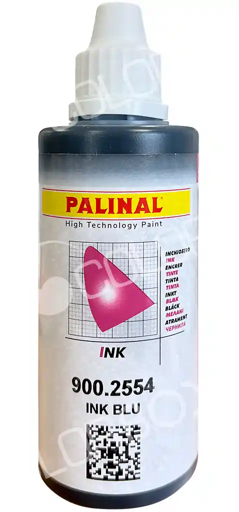 PALINAL 900.2554B Encre candy bleu pour vernis 0.25L