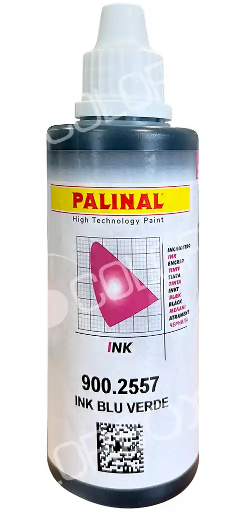 PALINAL 900.2557B Encre candy bleu-vert pour vernis  0.25L