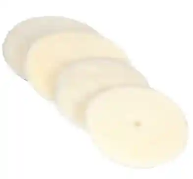 3M 34124 Diam 150mm 2 tampons de lustrage orbital en laine
