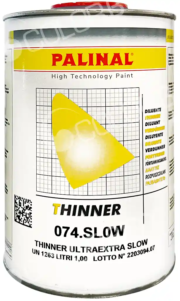 PALINAL 074.SL0W Diluant ultra extra lent  pour vernis 923.MAT51 1L