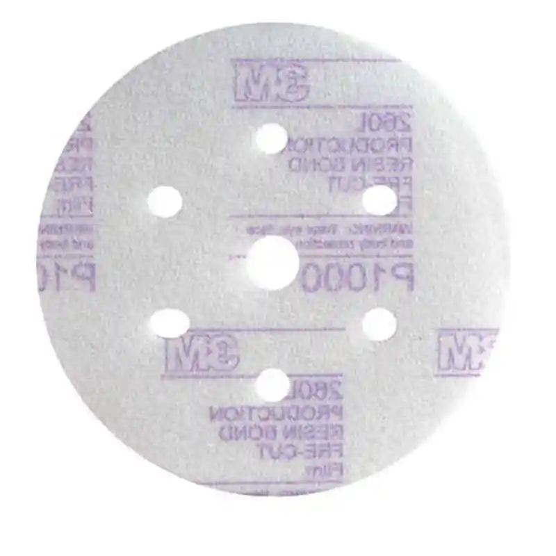 3M 51099 P800 diam 150mm 50 disques micro-abrasif 260L 7 trous