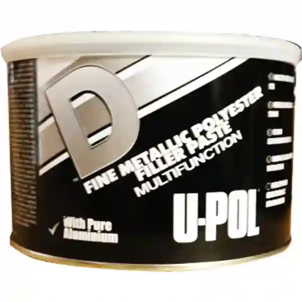 U-POL UPOLD/2 Mastic aluminium idéal jantes gris argent 1.1L + durcisseur