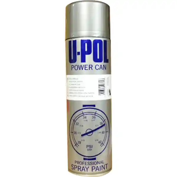 U-POL PCSS/AL Couleur argent jante fer aérosol Power Can 500ml