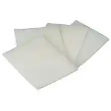 3M 09660 10 Tampons d'essuyage blancs