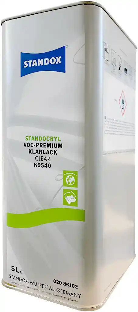 STANDOX 02086302 K9540 Vernis standocryl VOC premium 5L