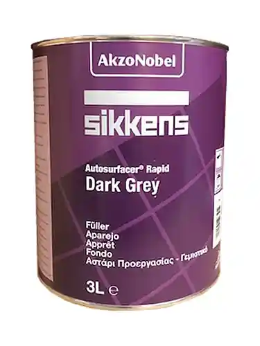 SIKKENS 523104 Apprêt gris foncé autosurfacer rapide 3L