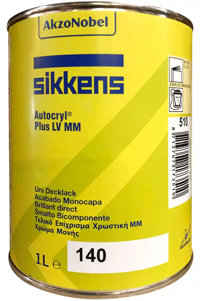 SIKKENS R140 Noir jaune 1L Autocryl plus LV 