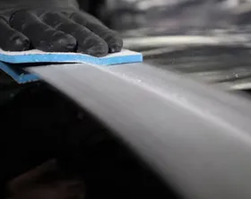 3M 33536 10 feuilles abrasives flexibles sur mousse 3M 139 x 172mm P1500