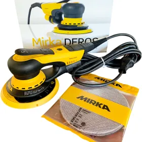 MIRKA MID6252022 FINITION Orbite 2.5mm - Ponceuse ELECTRIQUE  diam 150 + 6 disques