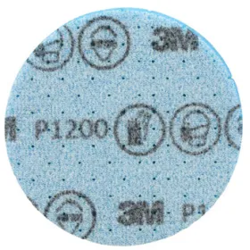3M 33552 P1200 diam 77mm 20 Disques abrasifs flexibles support mousse 