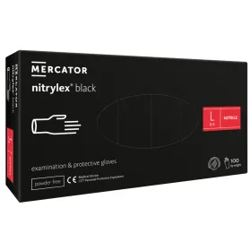 MERCATOR GANTS_L Boîte de 100 gants en nitrile taille L
