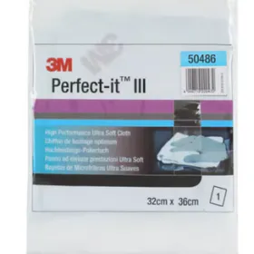 3M 50486 Chiffon bleu de lustrage ultra doux Perfect-It 320 x 360mm