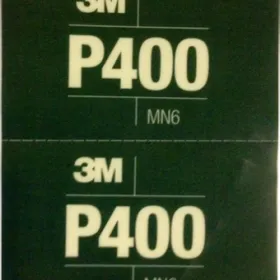 3M 34337 P400 25 feuilles abrasives à sec flexibles 140 x 171mm Hookit vert