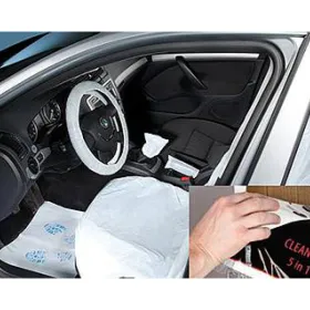 KEMTEX CLEAN_SET 100 housses de protection intérieur du véhicule