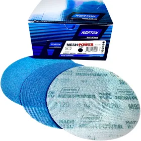 NORTON MESH_POWER120 P120 diam 150mm 50 disques céramique aspiration poussière extra !