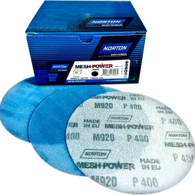 NORTON MESH_POWER400 P400 diam 150mm 50 disques céramique aspiration poussière extra !