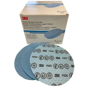 3M 33540 P800 diam 150mm 20 Disques abrasifs flexibles support mousse 