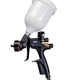 DEVILBISS DV1-C-000-12-C1+ Pistolet HVLP Plus buse 1.2mm DV1 pour VERNIS + godet rigide