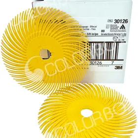3M 30126 40 brosses radiales haute technologie RB-ZB diam 75mm G80
