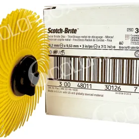 3M 30126 40 brosses radiales haute technologie RB-ZB diam 75mm G80