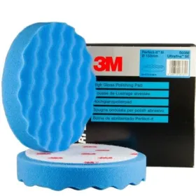 3M 50388 Diam 150mm 2 mousses alvéolées bleues 