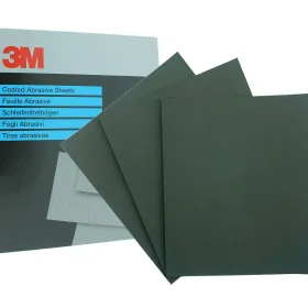 3M 63161 P120 50 feuilles abrasives à sec 230 x 280mm