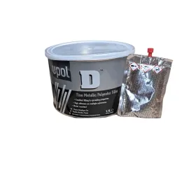 U-POL UPOLD/2 Mastic aluminium idéal jantes gris argent 1.1L + durcisseur